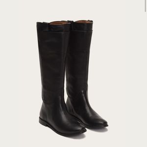 Frye Black Paige Tall Riding Boots